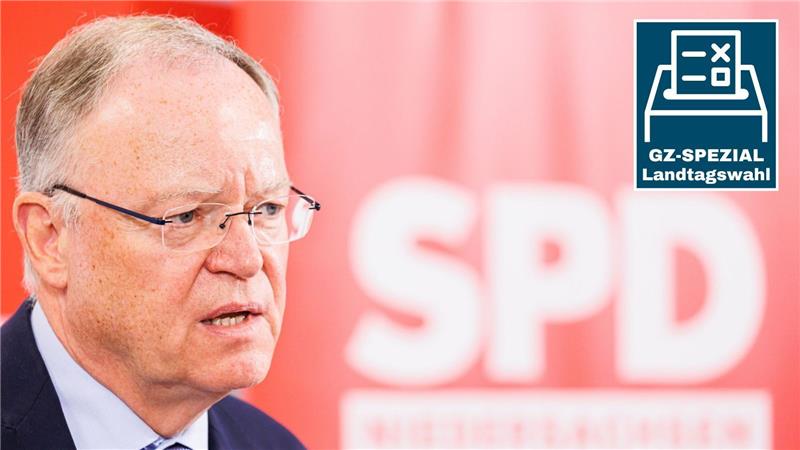 Neueste Umfrage: SPD liegt in Niedersachsen weiter vor CDU Stephan Weil, Spitzenkandidat seiner Partei für die anstehende Landtagswahl in Niedersachsen.
