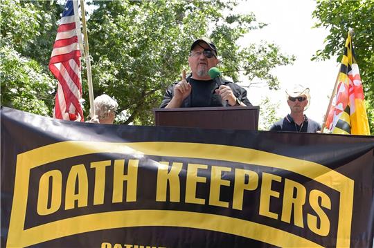Stewart Rhodes ist der Gründer der "Oath Keepers".