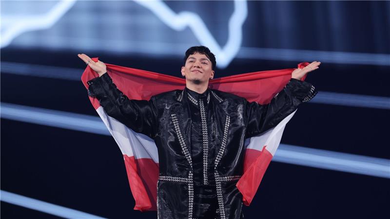 Strahlender Gewinner: JJ aus Österreich hat den ESC gewonnen.