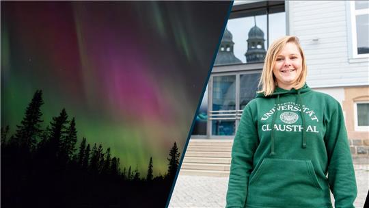 Studentin Sophie Wiedehage und die Nordlichter