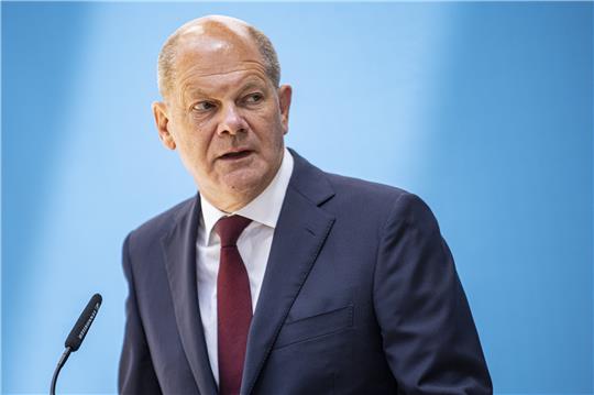 Sucht den Schulterschluss sowohl mit den EU-Partnern als auch mit den USA: Bundeskanzler Olaf Scholz (SPD).  Foto: Fabian Sommer/dpa