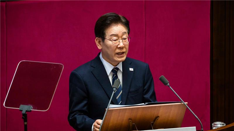 Südkoreas Präsident Lee Jae Myung steht seit Beginn des Iran-Kriegs vor großen Herausforderungen. Die ostasiatische Volkswirtschaft ist stark von Energielieferungen aus Nahost abhängig. (Archivbild)