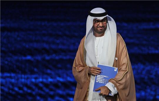 Sultan Ahmed al-Dschaber, der emiratische Staatsminister und CEO der staatlichen Abu Dhabi National Oil Co.