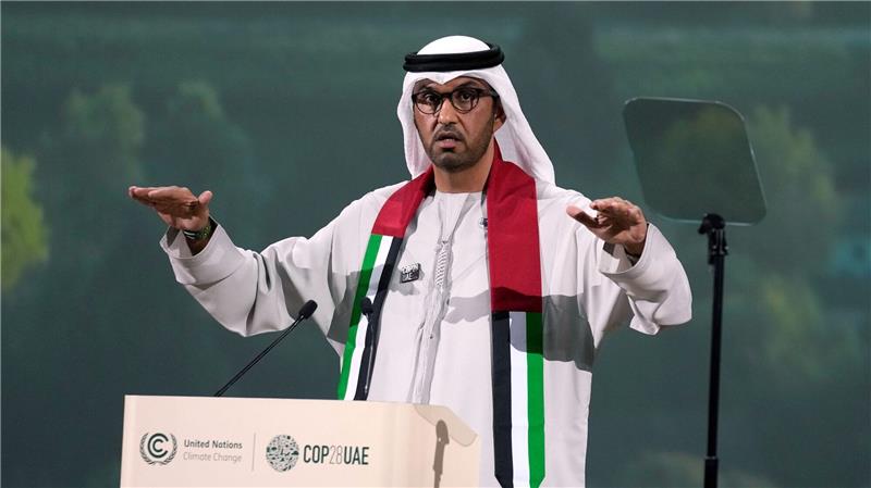 Gastgeber irritiert die Klimakonferenz Sultan al-Dschaber ist COP28-Präsident.