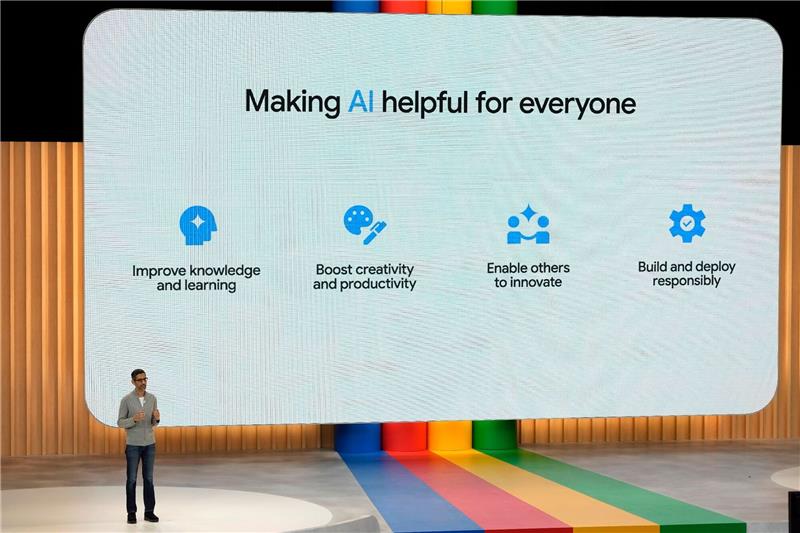 Sundar Pichai, Chef von Google, will Künstliche Intelligenz voranbringen.