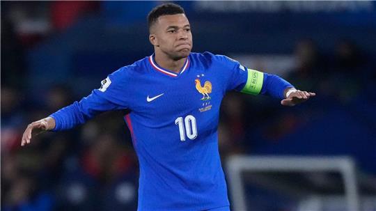 Superstar Kylian Mbappe traf zur 1:0-Führung für Frankreich.