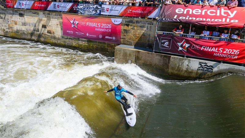 Surfen auf der Leine gehörte bei den Finals zu den Publikumnslieblingen.