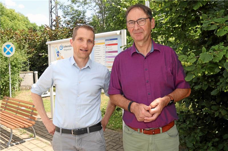 Sven Dickfeld (links) löst Clemens Ahrens an der Spitze der Lebenshilfe ab. Aktuell sind die beiden als Doppelspitze im Amt. Foto: Hartmann