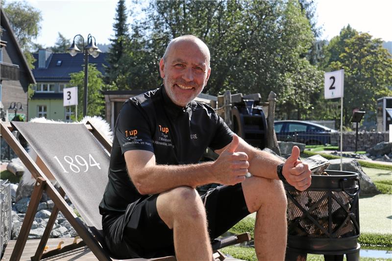 Sven Peemöller hat den Laufsport nach Hahnenklee-Bockswiese gebracht. Am Samstag findet die 8. Auflage des 10-Teiche-Marathons statt. Der 53-Jährige ist wieder mit dabei.  Foto: Krause