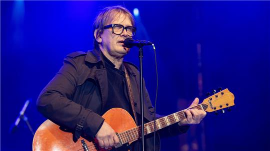 Sven Regener, Frontmann von der Band Element of Crime, wird in Hahnenklee mit dem Goldenen Ton ausgezeichnet.