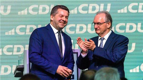 Sven Schulze (CDU) will im Januar Ministerpräsident werden und auf Reiner Haseloff (CDU) folgen. (Archivbild)