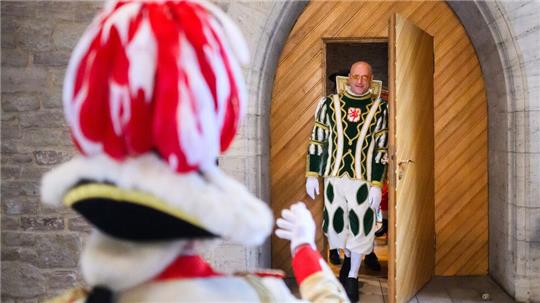 Symbolische Machtübernahme in Braunschweig: Alexander Weber ist der neue Prinz. 