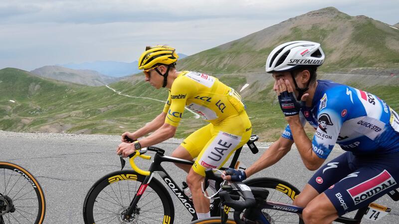 „Der Stärkste“: Dominator Pogacar steht vor Tour-Sieg Tadej Pogacar auf der 19. Etappe der 111. Tour de France.