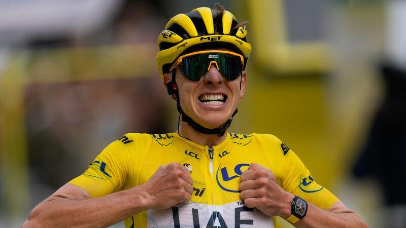 „Attacke war Instinkt“: Pogacar feiert in den Pyrenäen Tadej Pogacar ist dem Gesamtsieg der Tour de France mit seinem Sieg bei der 14. Etappe näher gekommen.