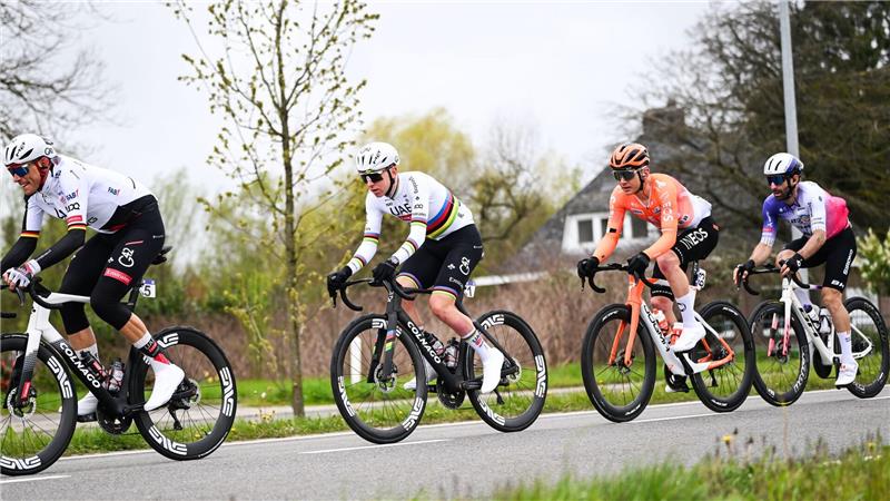 Rekord-Sieger: Pogacar ist der König von Flandern Tadej Pogačar hatte das Rennen 2023 und 2025 gewonnen.