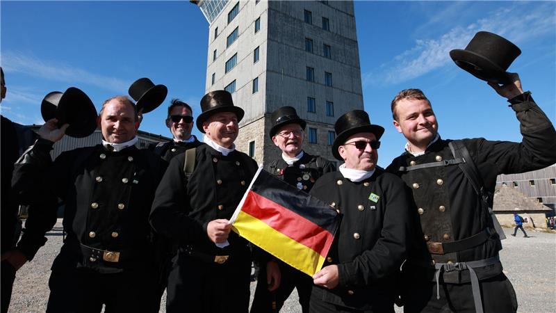 Tag der Einheit: Schornsteinfeger feiern auf dem Brocken