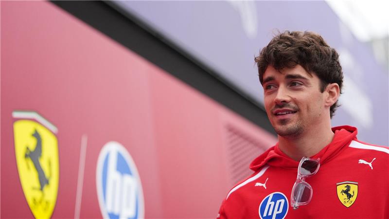 Tageszweiter hinter Hamilton: Ferrari-Pilot Charles Leclerc.