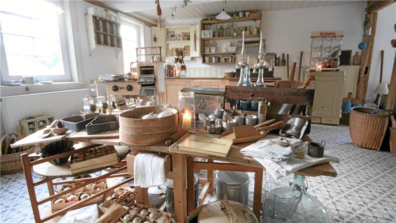 Wie Besucher in Beuchte bald in die Zeit Tante Emmas reisen können Interieur des historischen Beuchter Tante-Emma-Ladens