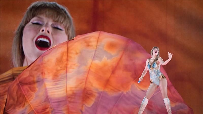 Bad Bunny und Taylor Swift in Spotify-Jahrescharts vorn Taylor Swift in Vancouver während ihrer Tour. (Archivbild)