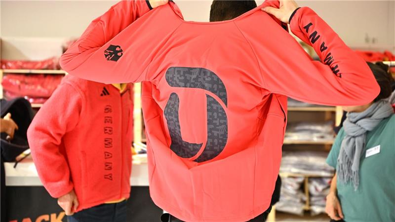 Team Deutschland auf dem Weg.