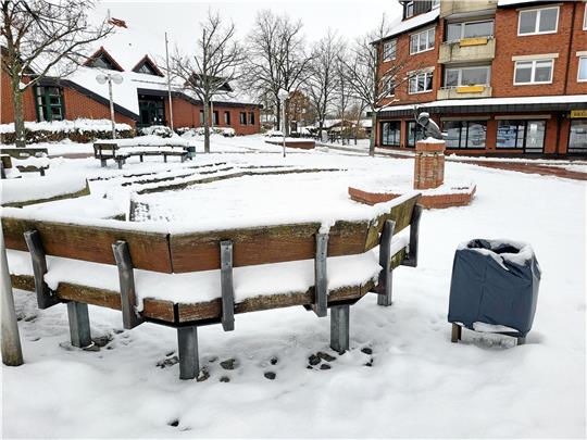 Teile des Marktplatzes in Ohlhof sollen für 100.000 Euro erneuert werden. Foto: Roß