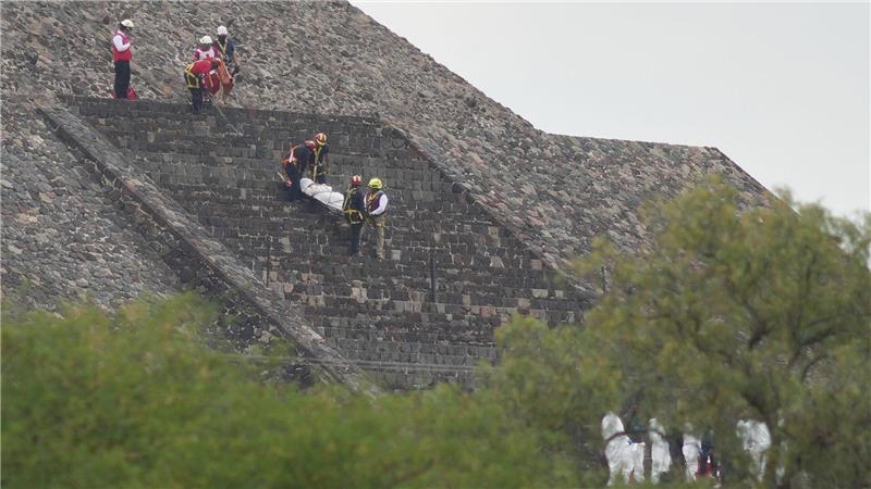 Teotihuacan ist eine der meistbesuchten Ausgrabungsstätten in Mexiko. 