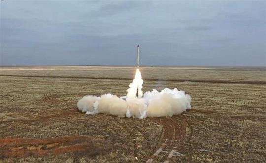 Test einer Atomrakete in Russland.