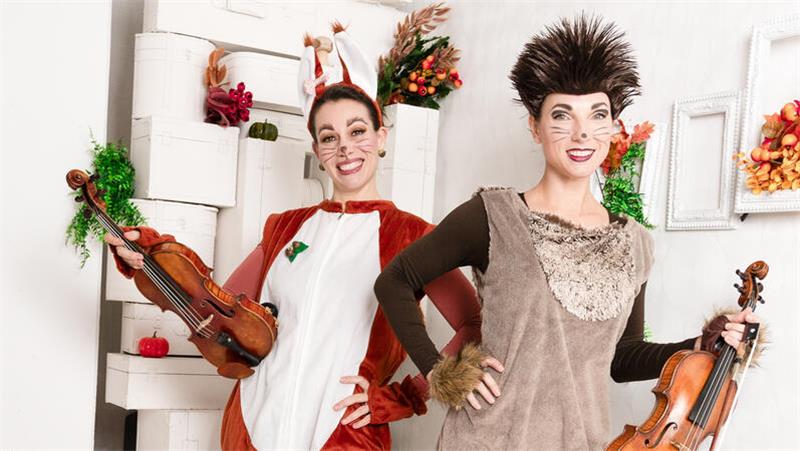 Kinderkonzert mit „The Twiolins“ im Goslarer Kulturmarktplatz „The Twiolins“ präsentieren ihr Programm „Hurra, wir spielen ein Konzert“.