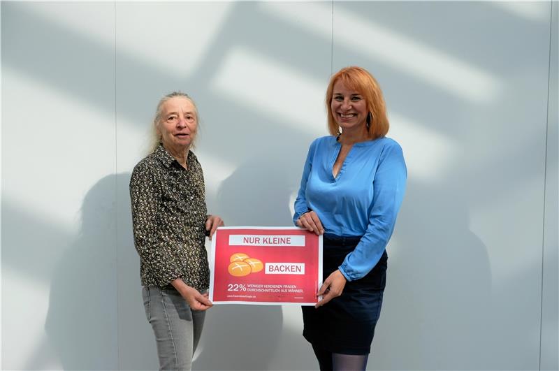 Theresa Menzel-Meer (li.) und ihre Nachfolgerin Kathrin Geschke.  Foto: Landkreis