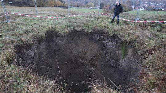 Thomas Finkeldey hat das Loch als Spezialist für Altbergbau genauer unter die Lupe genommen.