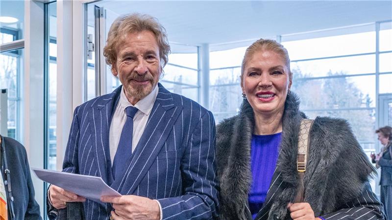 Thomas Gottschalk und Ehefrau Karina bei der „Menschen in Europa“-Preisverleihung