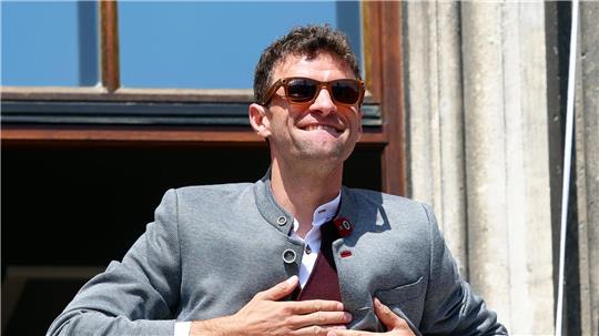 Thomas Müller sagte seinen Fans wiederholt Danke.