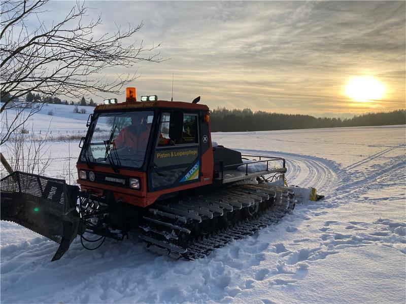 Braunlage: Viel Neuschnee erfreut Wintersportler Thomas Rust vom Skicentrum am Brand in Hohegeiß hat bereits einige Loipen in Hohegeiß gespurt. Und auch in Braunlage und St. Andreasberg ist Skilanglauf auf gespurten Loipen möglich. Foto: Privat