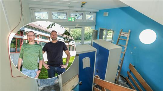 Thomas Unseld und Hendrik Gattermann leiten die HRS kommissarisch seit anderthalb Jahren. Eine Aufgabe ist auch die Koordinierung von Handwerkertätigkeiten.