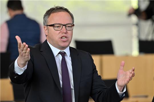 Thüringens CDU-Spitzenkandidat Mario Voigt: «Höcke hat in zentralen Fragen gewackelt und gezeigt, dass er bezwingbar ist.»