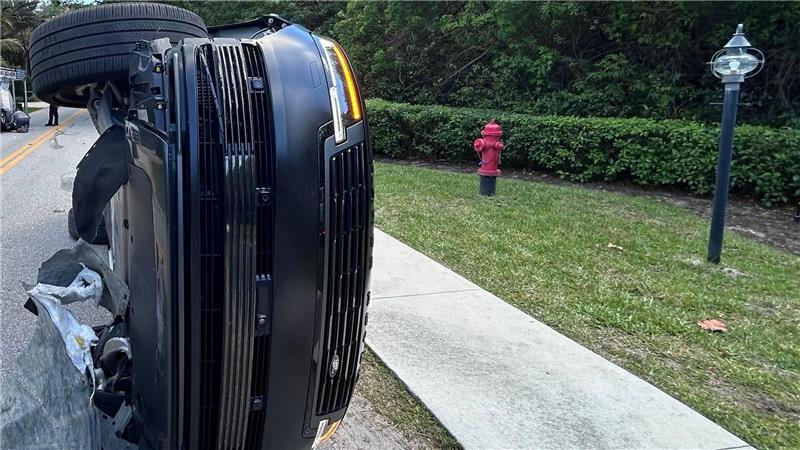 Tiger Woods war erneut in einen Unfall verwickelt. (Archivbild)