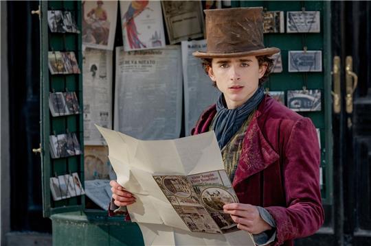 Timothée Chalamet als Willy Wonka in einer Szene des Films «Wonka».