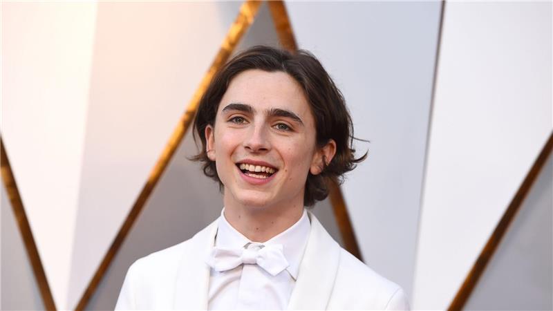Timothée Chalamet, damals 22, bei den Oscars 2018 auf dem roten Teppich des Dolby Theatre in Hollywood. (Archivbild)