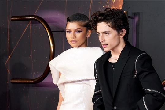 Timothée Chalamet und Zendaya bei der  Premiere des Films «Dune» in London.