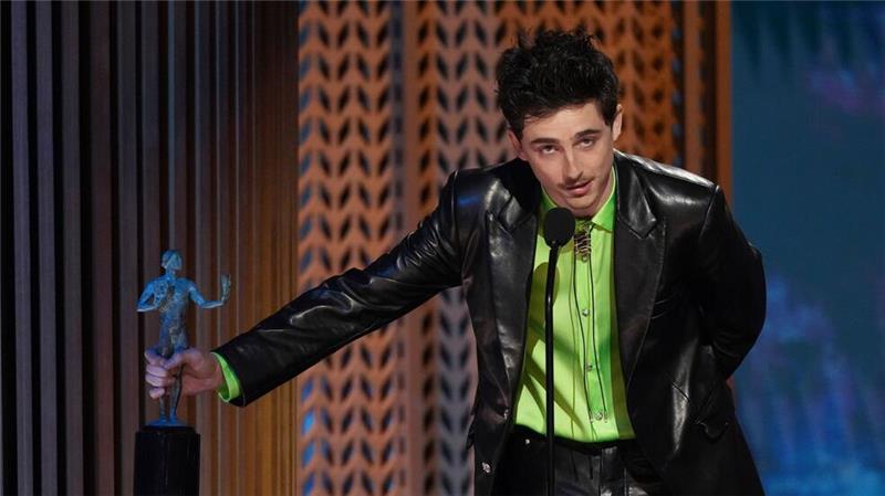 Demi Moore und Timothée Chalamet gewinnen Schauspielpreise Timothee Chalamet wurde bester Hauptdarsteller für seine Verkörperung von Bob Dylan.