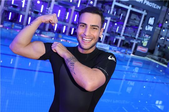 Timur Ülker hier beim «RTL-Turmspringen». Der Schauspieler hat für einen an Blutkrebs erkrankten Patienten Knochenmark gespendet.