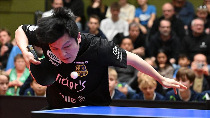 Tischtennis-Star Fan Zhendong vom 1. FC Saarbrücken.