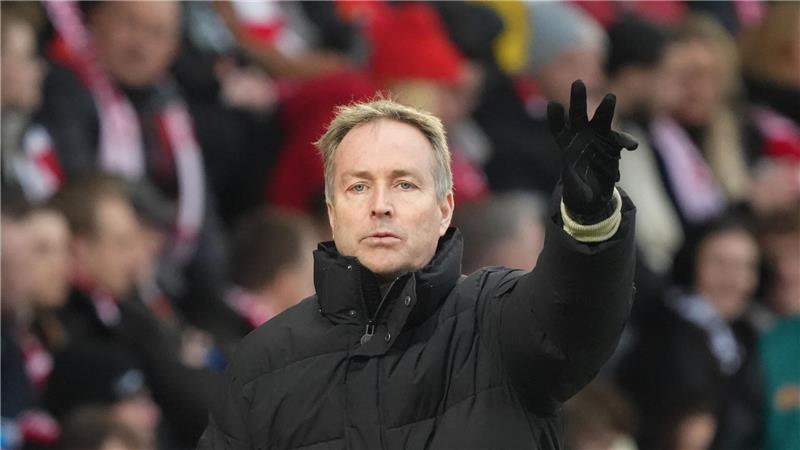 Titelchance mit Leverkusen: Trainer Kasper Hjulmand. (Archivbild)