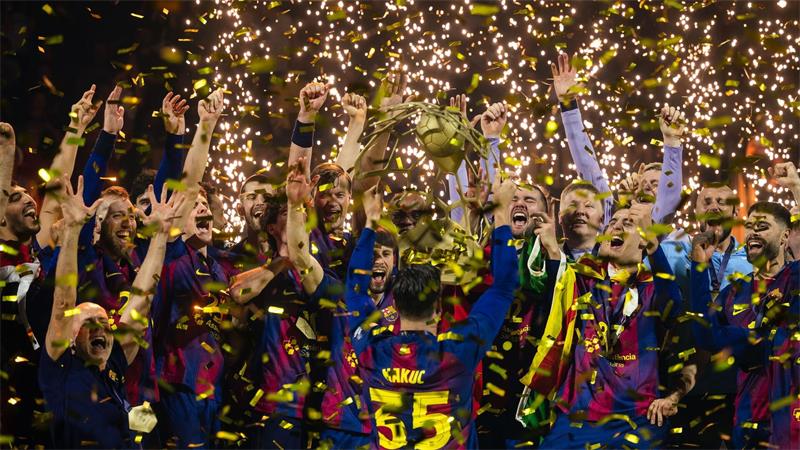 Deutsches Trio startet Jagd nach Europas Handball-Krone Titelverteidiger FC Barcelona gehört erneut zu den großen Favoriten. (Archivbild)