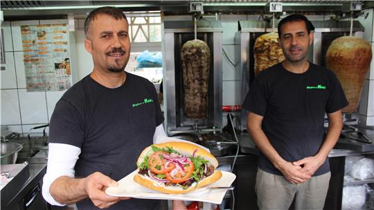 Tolle Alternative: Steak Döner im Bistro im Harz.