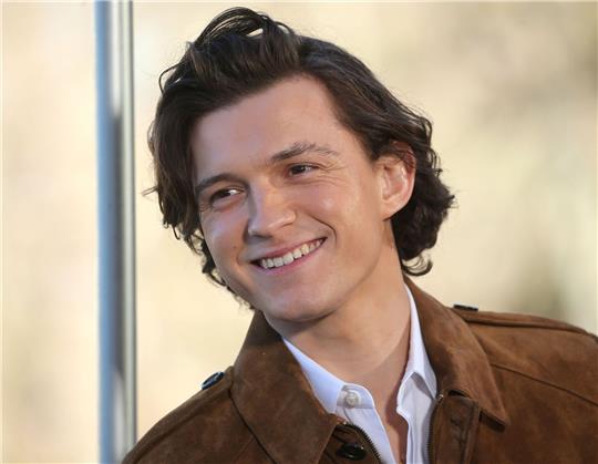 Tom Holland bei der Premire des Films «Uncharted» in Madrid.