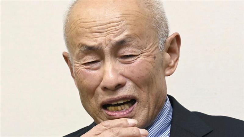 Friedensnobelpreis ehrt Hiroshima- und Nagasaki-Überlebende Tomoyuki Minomaki, Präsident von Nihon Hidankyo , gehört zu den Zehntausenden Überlebenden der Atombombenabwürfe über Japan.