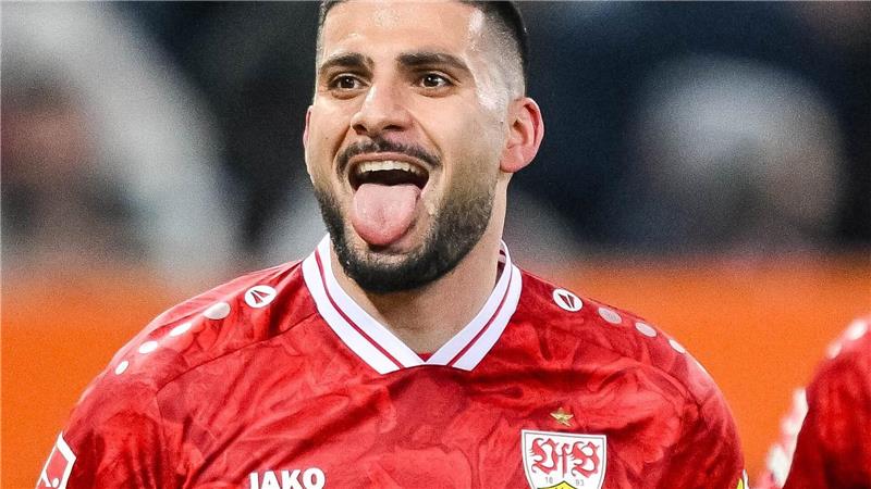 Top drauf: VfB-Stürmer Deniz Undav empfahl sich mit zwei Toren für den VfB Stuttgart in Augsburg für die anstehenden Länderspiele.