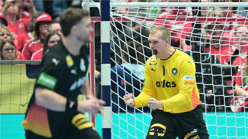 Torhüter David Späth erhielt gegen Dänemark den Vorzug vor Andreas Wolff. 