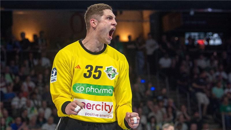 Torhüter Joel Birlehm und die TSV Hannover-Burgdorf spielten in der European League gegen IK Sävehof. (Archivbild)